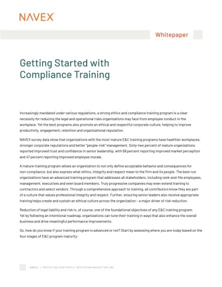 [Learn and cover the basics of compliance training](</en-us/resources/white-papers/getting-started-with-compliance-training/ >)